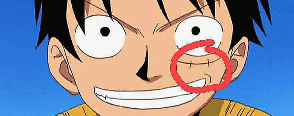 Wie kam Luffy zu seinen Narben?