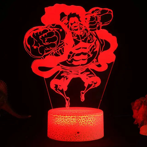 Lampe Ruffy One Piece 3D - Mugiwara Shop