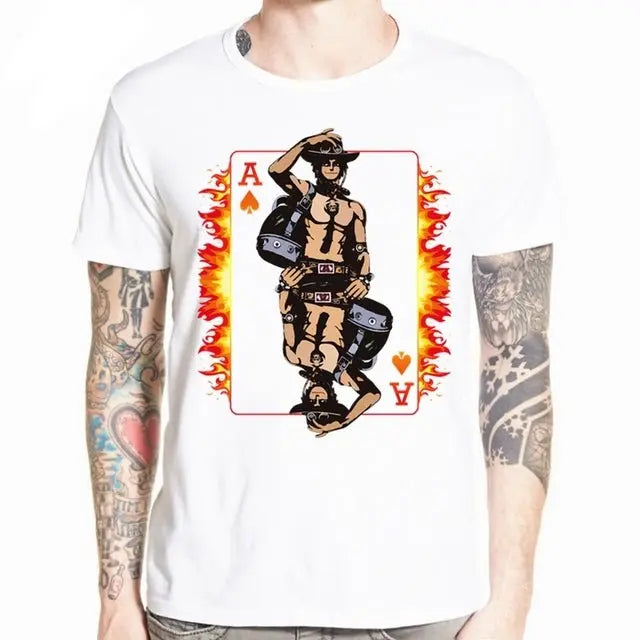 One Piece Ace Tshirt - Mugiwara Shop