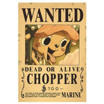 One Piece Chopper Wanted Poster - Mugiwara Shop