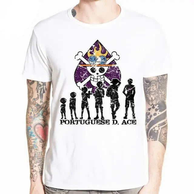 One Piece Das Wachstum Von Ace T shirt - Mugiwara Shop
