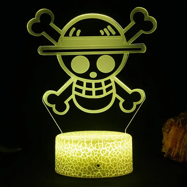 One Piece Lampe Totenkopf