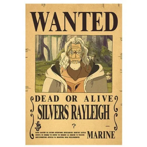 One Piece Rayleigh Wanted Poster - Mugiwara Shop