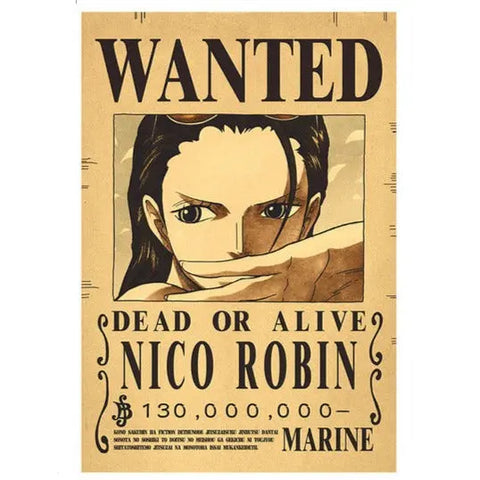 One Piece Robin Wanted Poster - Mugiwara Shop