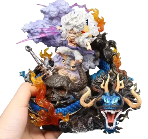 Luffy vs Kaido Figure Mugiwara Shop