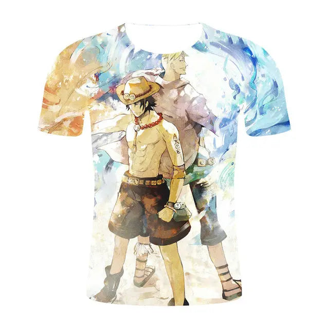One Piece Ace Marco T shirt - Mugiwara Shop