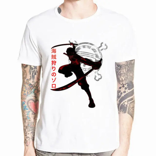 One Piece Animiert Zoro Shirt - Mugiwara Shop