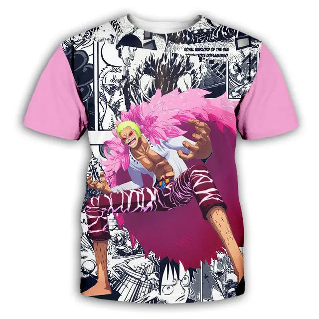 One Piece Donquixote Doflamingo T shirt - Mugiwara Shop
