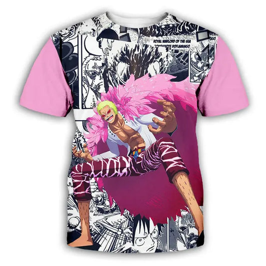 One Piece Donquixote Doflamingo T shirt - Mugiwara Shop