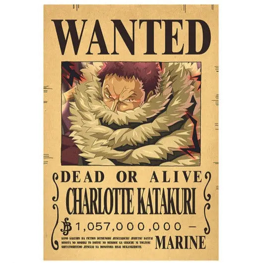 One Piece Katakuri Wanted Poster - Mugiwara Shop
