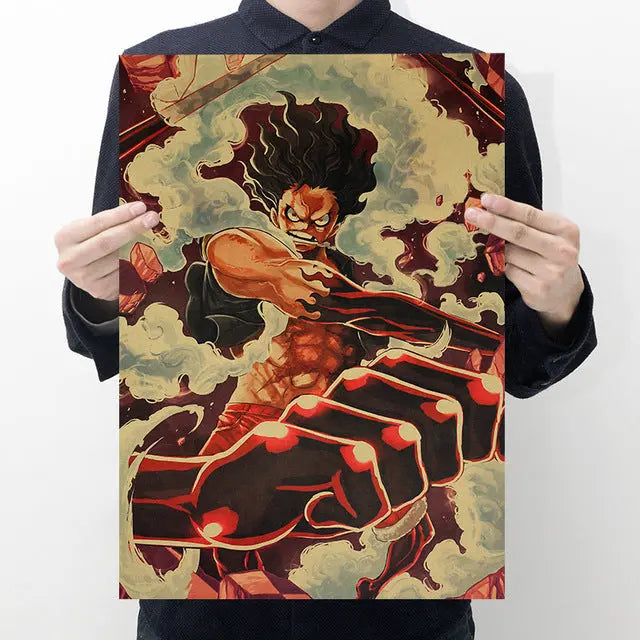 One Piece Luffy Gear 4 Poster - Mugiwara Shop