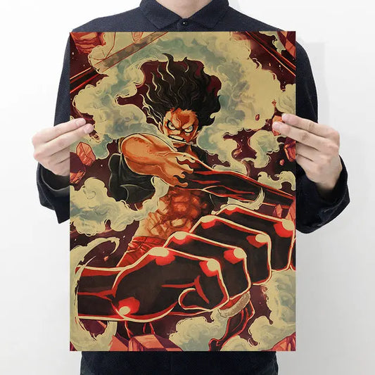 One Piece Luffy Gear 4 Poster - Mugiwara Shop