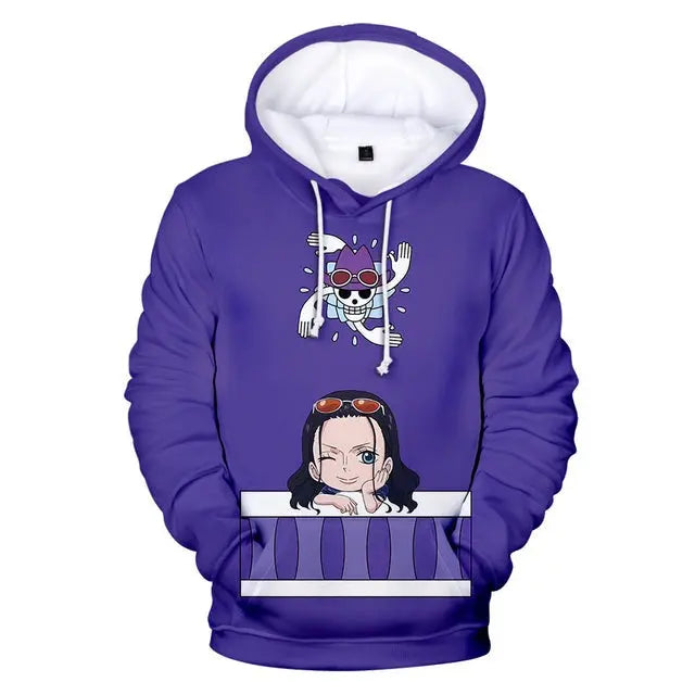 One Piece Robin Pullover - Mugiwara Shop