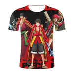 One Piece Ruffy König Der Piraten T shirt - Mugiwara Shop