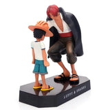 One Piece Ruffy und Shanks Figur Mugiwara Shop