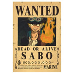 One Piece Sabo Wanted Poster - Mugiwara Shop