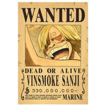 One Piece Sanji New Wanted Poster - Mugiwara Shop