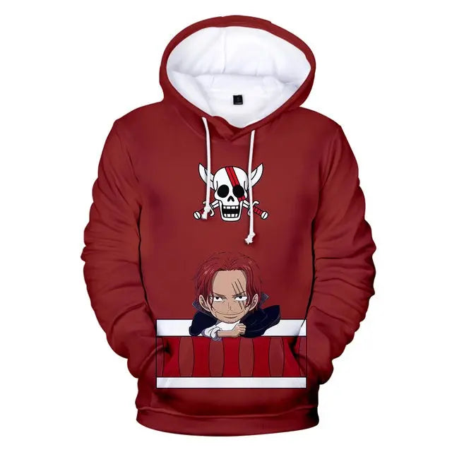 One Piece Shanks Hoodie - Mugiwara Shop