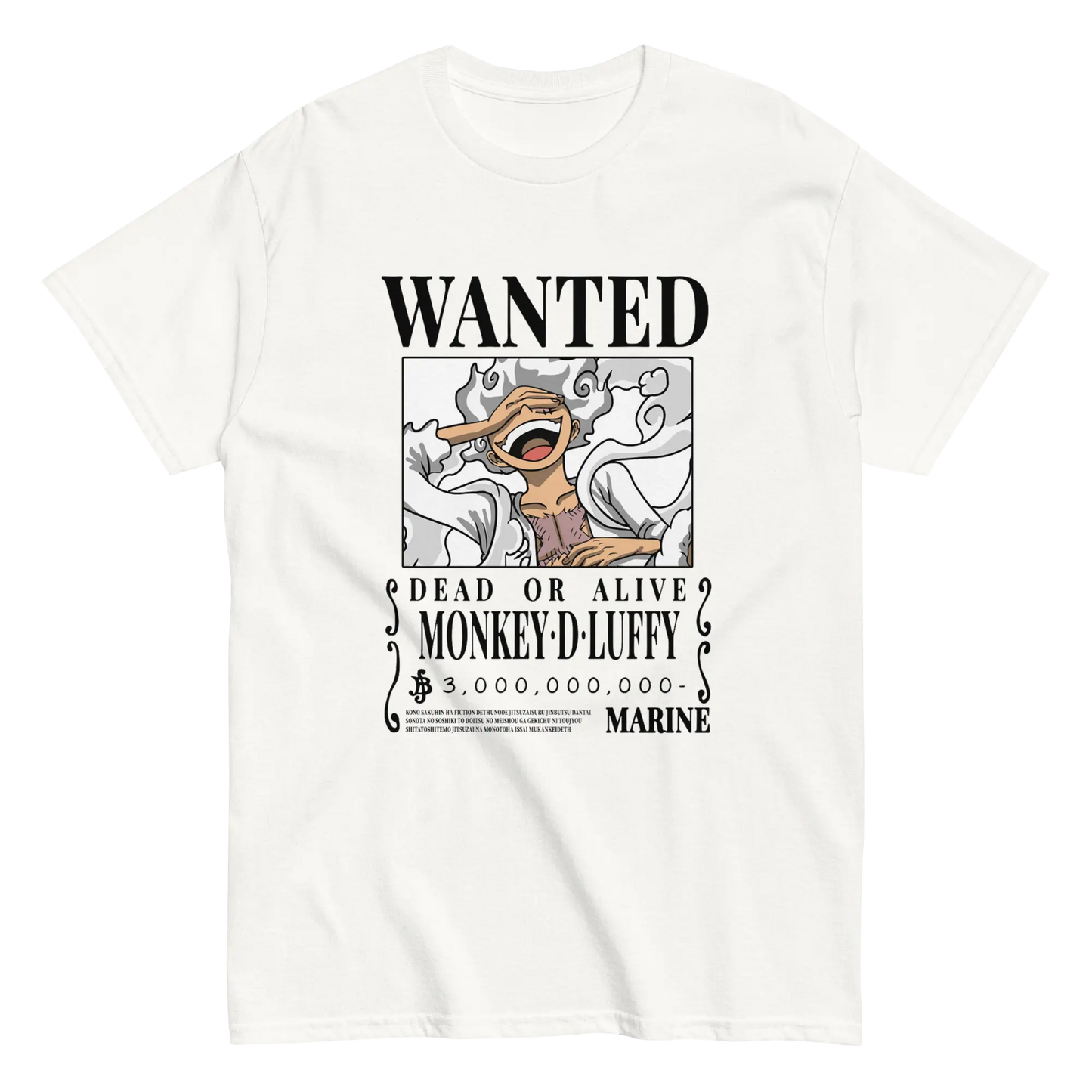 One Piece T shirt Wanted Mugiwara Shop