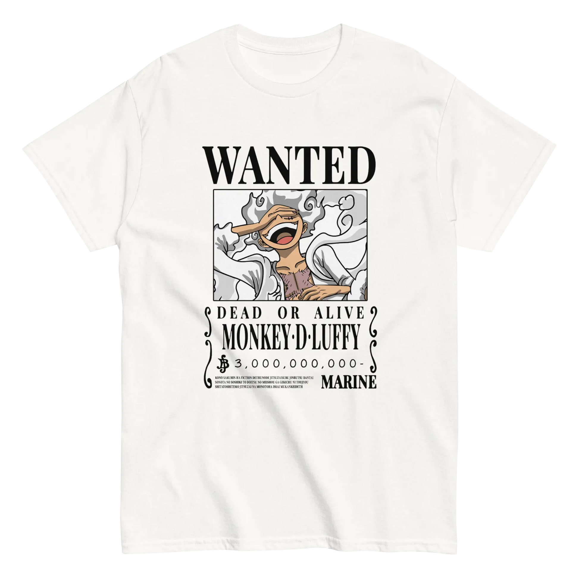 One Piece T shirt Wanted Mugiwara Shop