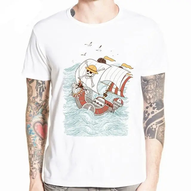 One Piece Vogue Merry Tshirt - Mugiwara Shop