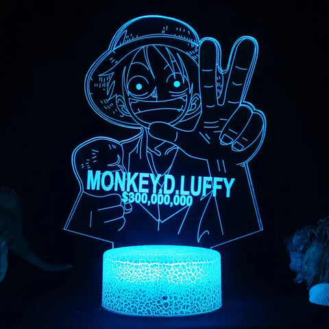 One Piece Wanted Luffy Lampe - Mugiwara Shop