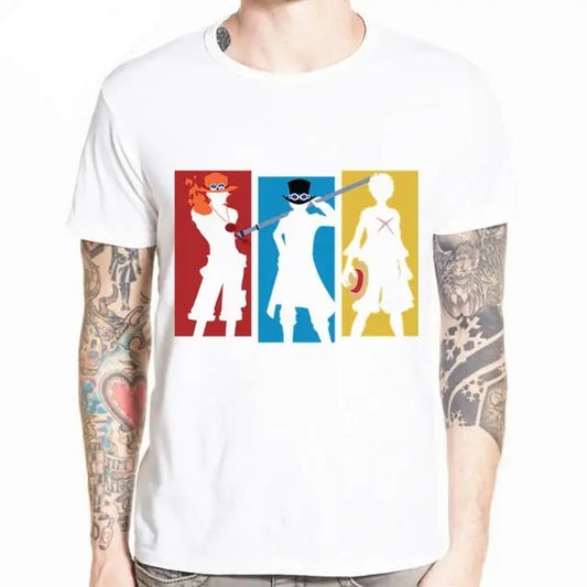 One piece Ace Sabo Luffy Tshirt - Mugiwara Shop