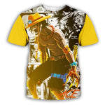 Portgas D Ace T shirt - Mugiwara Shop