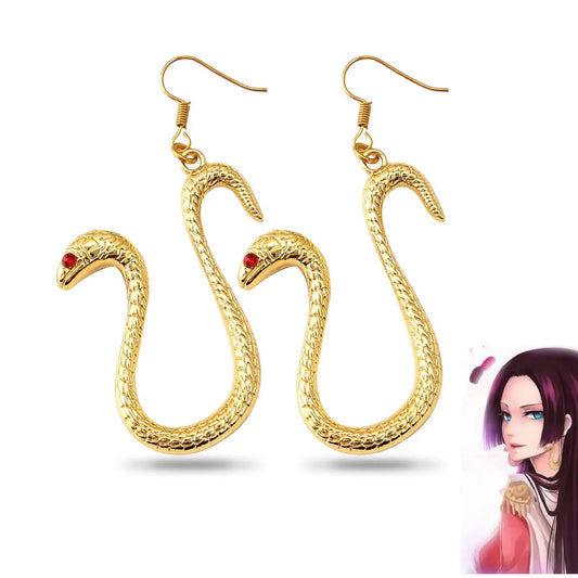 boa hancock one piece ohrringe - Mugiwara Shop