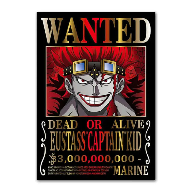 one piece eustass kid wanted poster Mugiwara Shop