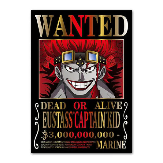one piece eustass kid wanted poster Mugiwara Shop
