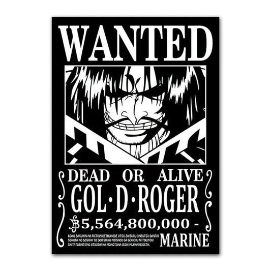 one piece gol d roger wanted poster Mugiwara Shop