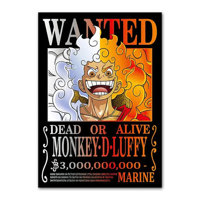 one piece wanted poster luffy Mugiwara Shop