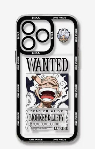 One Piece Wanted Poster Luffy Handyhulle Mugiwara Shop