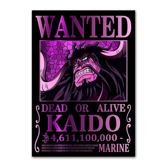wanted poster one piece Kaido Mugiwara Shop